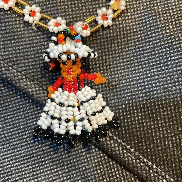 Vintage Indian, hand beaded necklace - Picture 4 of 4